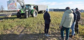 Protest rolników w Starczanowie