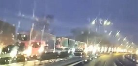 Zderzenie osobówki z solarką w Nekli