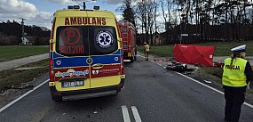 REGION: 17-letni motocyklista zginął na miejscu