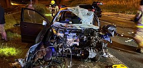 REGION: Auto wypadło z drogi. Jedna osoba nie żyje