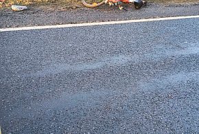 Autobus szkolny potrącił rowerzystkę-41082