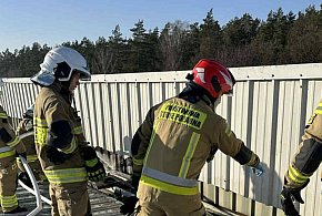 Siedem zastępów do pożaru w Nekli. Była ewakuacja
