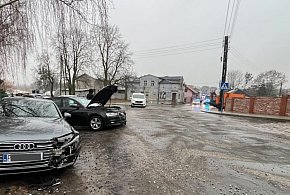 Gołoledź dała się we znaki kierowcom. Seria kolizji na drogach powiatu