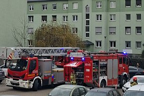 Pożar w budynku przy ul. Gnieźnieńskiej