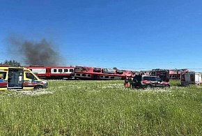 Katastrofa kolejowa w regionie. Jedna osoba nie żyje