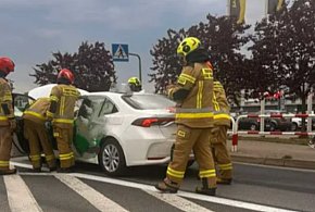 Stłuczka i wysoki mandat. Co się wydarzyło przy Karuzeli?