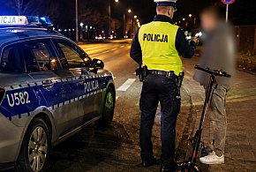 Nietrzeźwi na hulajnogach. Wśród zatrzymanych 15-latek