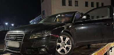 REGION: Wjechał na rondo, porzucił auto i uciekł-41001