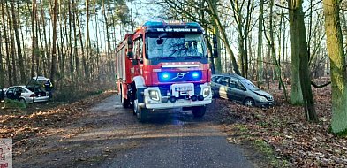 Śliska nawierzchnia i nieostrożna jazda. Kolejny wypadek [FOTO]-41124