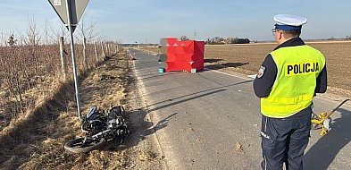 Śmiertelny wypadek motocyklisty