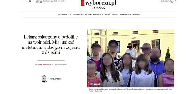 Oskarżony o pedofilię lekarz na spotkaniu z młodzieżą?