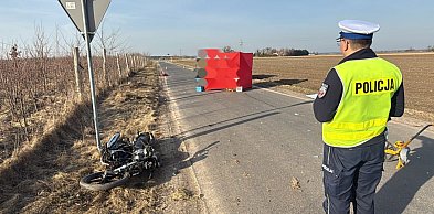 Śmiertelny wypadek motocyklisty