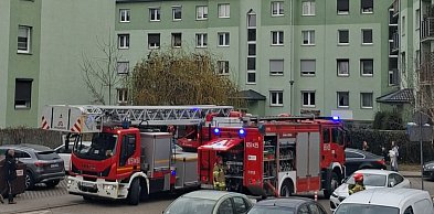 Pożar w budynku przy ul. Gnieźnieńskiej