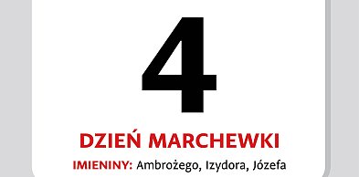 Kartka z kalendarza – 4 kwietnia. Dzień Marchewki