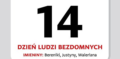 Kartka z kalendarza – 14 kwietnia. Dzień Ludzi Bezdomnych