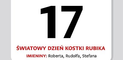 Kartka z kalendarza – 17 kwietnia. Dzień Kostki Rubika