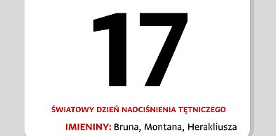 Kartka z kalendarza. 17 maja – Światowy Dzień Nadciśnienia Tętniczego