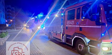 Pięć zastępów straży do czujki czadu. Alarm postawił służby na nogi
