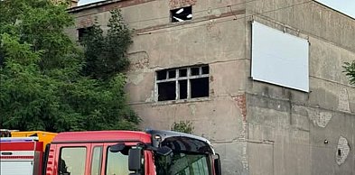 Ulica Gnieźnieńska: płonąca ruina Wrześni [FOTO]