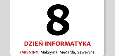 Kartka z kalendarza – 8 czerwca – Dzień Informatyka