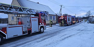 Pożar domu w Krzywej Górze [FOTO]-41329