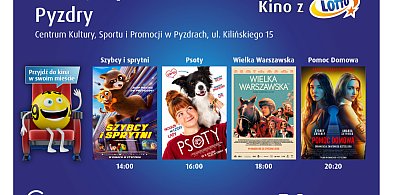 Kino objazdowe w Pyzdrach. Seans, akcja społeczna i konkurs dla czytelników
