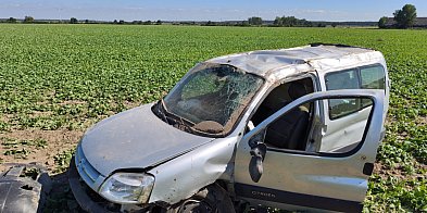 Wypadek na krajówce. 21-latek trafił do szpitala -38820