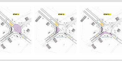 Remont ronda na węźle autostradowym-39534
