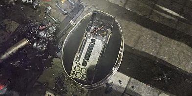 Pożar baterii samochodu elektrycznego w Nekli-41049