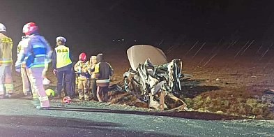 Auto uderzyło w drzewo. Wypadek pod Kołaczkowem