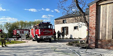 Pożar w pensjonacie w Gałęzewicach