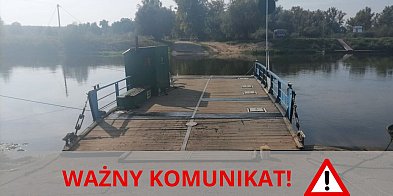 Przerwa w kursowaniu promu. Będą utrudnienia