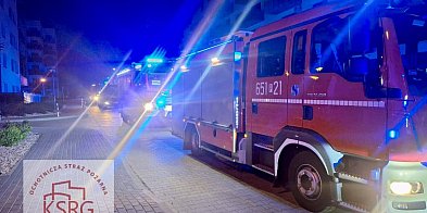 Pięć zastępów straży do czujki czadu