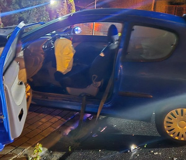 Kolizja dwóch aut w Nekli. Sprawczyni ukarana mandatem-39089