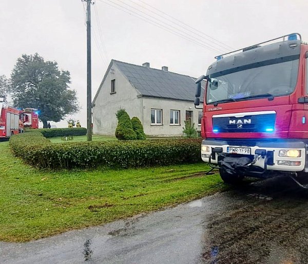 Pożar przybudówki w Księżnie. Nikt nie ucierpiał-39479
