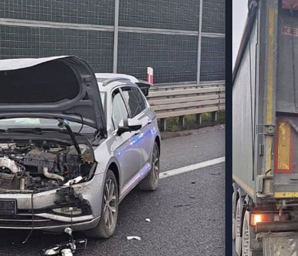 REGION: Osobówka skasowana, tir ledwo draśnięty. Wypadek wrześnianina-40839