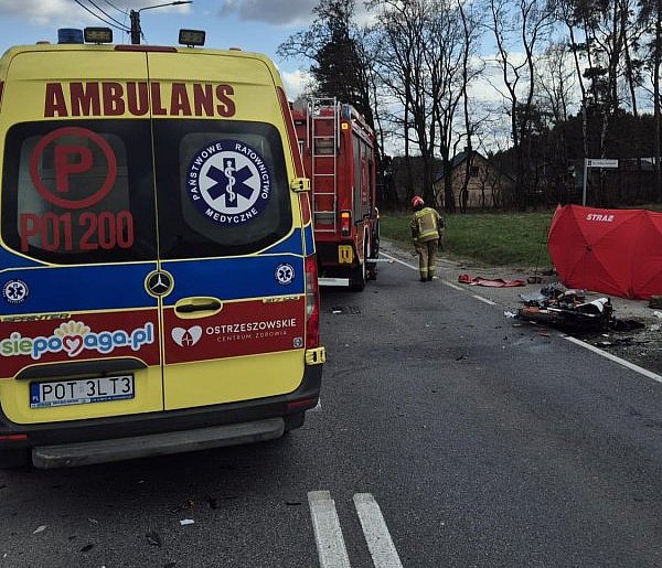 REGION: 17-latek zginął na miejscu. Tragiczny wypadek na krajówce