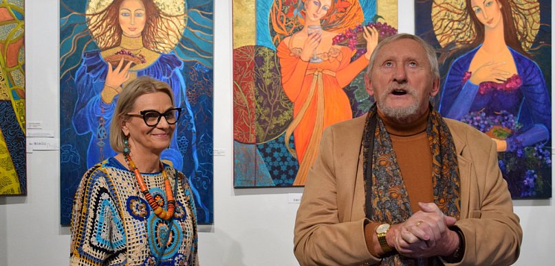 Tłumy w Galerii Farnej. Krystyna Ruminkiewicz oczarowała Wrześnię