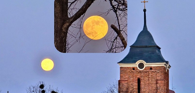 Dziś spektakularny wschód Księżyca. Zjawisko jest idealnym złudzeniem