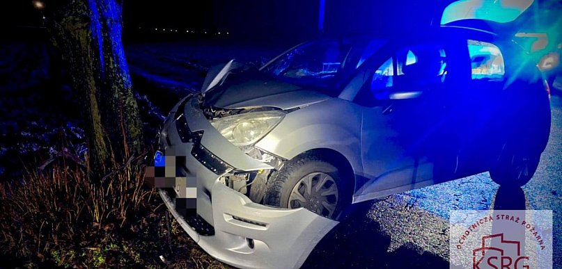 Wypadek w Otocznej. 21-latka trafiła do szpitala [FOTO]