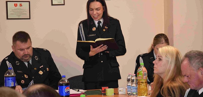 Edyta Fischer ponownie prezesem OSP Targowa Górka [FOTO]