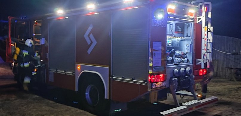 Duże siły straży w Noskowie. Paliło się ognisko