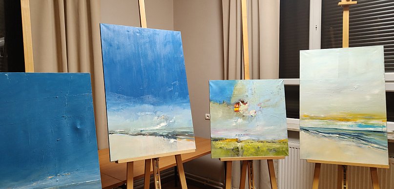 Sztuka z potrzeby serca. Wernisaż wystawy Elżbiety Bernackiej-Hanus