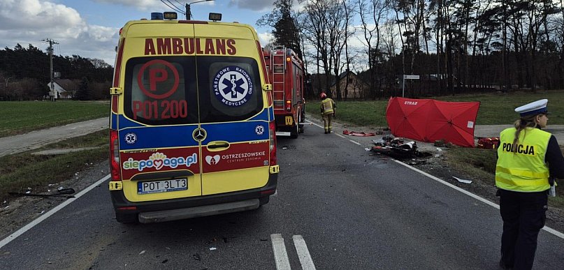 REGION: 17-latek zginął na miejscu. Tragiczny wypadek na krajówce