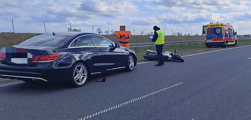 REGION: Motocyklista zginął krótko po innej kolizji