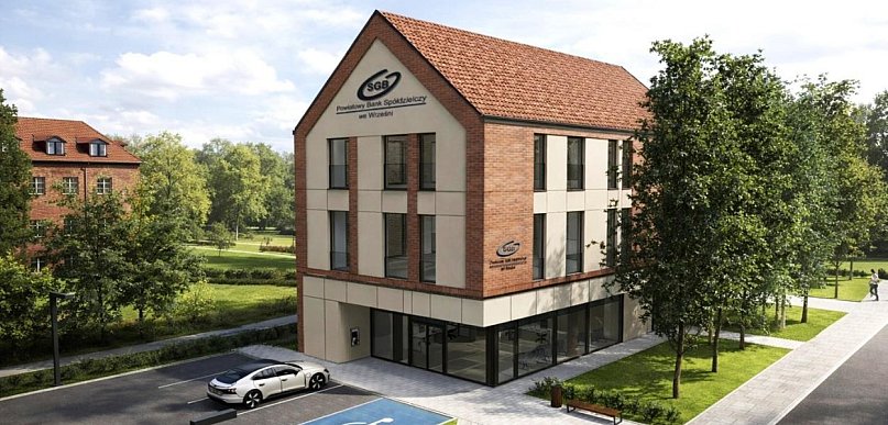 Nowa siedziba banku już wkrótce. Trwa budowa przy ul. Koszarowej