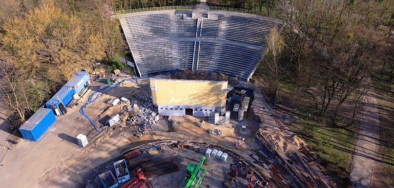 Trwa remont Amfiteatru im. Anny Jantar