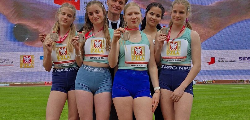 Brązowy medal młodych sprinterek