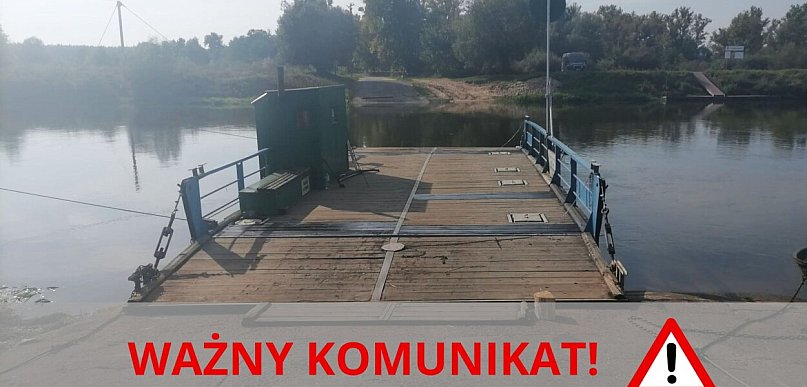 Przerwa w kursowaniu promu. Będą utrudnienia