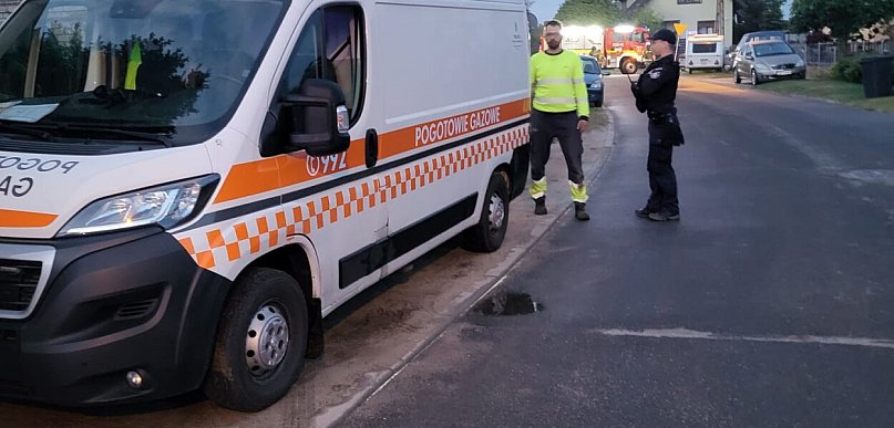 Ewakuacja mieszkańców w Nekli. Wyciekał gaz [FOTO]